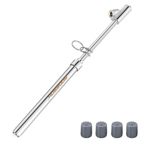 GODESON Dual Head Tire Pressure Gauge,Heavy Duty Tire Pressure Gauge Range 10-150PSI; 1-10Bar,Dual Head Truck Air Pressure Gauge (Pack of 2)