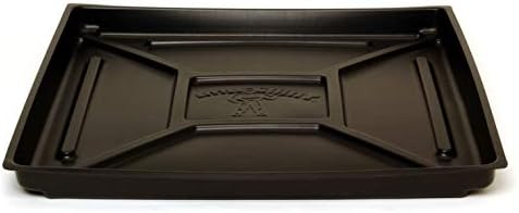 Pet Lodge Plastic Rabbit Hutch Dropping All-Purpose Pan for Rabbit Hutches, Pet Homes, Cat Litter Boxes, Feed Trays or Oil Drip Pans, Black