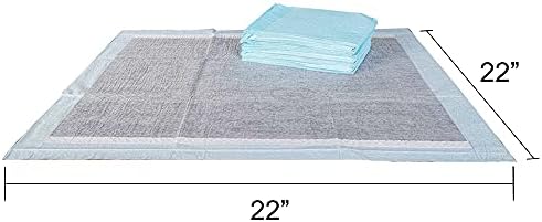 BV Puppy Pads Leak-Proof 100 Count 22"x 22" - Absorbent Pee Pads for Dogs with 6-Layer Design, Rapid Dry Sheet & Built-in Attractant - Dog Pad with Odor Control, Perfect for Puppies & Senior Dogs