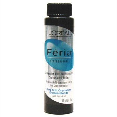 Loreal Feria Color #8.03 2.4oz Soft Crystalline Golden Blond