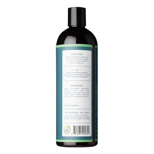 Aleavia Body Cleanse – Organic & All-Natural Prebiotic Body Wash – Fragrance-free and Sulfate-Free Enzymatic Body Cleanser – 16 Oz.