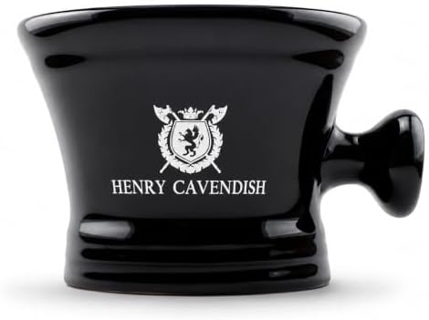 Henry Cavendish Gentleman's Ceramic Shaving Soap Bowl with Handle.