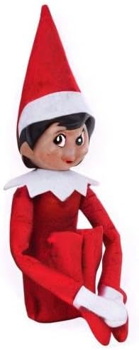 The Elf on the Shelf: A Christmas Tradition Girl Scout Elf (Brown Eyed) with Claus Couture Collection Snowflake Skirt & Scarf Outfit