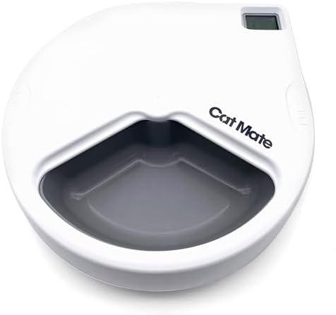 Cat Mate C300 Automatic 3 Meal Pet Feeder with Digital Timer for Cats and Small Dogs