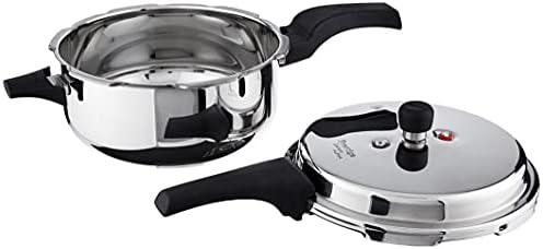 Prestige Pressure Cooker, 3-Liter, Silver