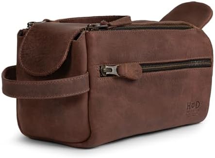 Hide & Drink, Toiletry Bag w/Handles, Hygiene Organizer, Travel Dopp, Razor Case, Bathroom, Shaving, Cosmetic Storage, Travel & Grooming Essentials