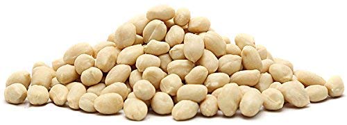 Aiva Blanched Peanuts Skinless, Blanched Raw, Uncooked Gourmet Quality Nut USA Grown 5 LB