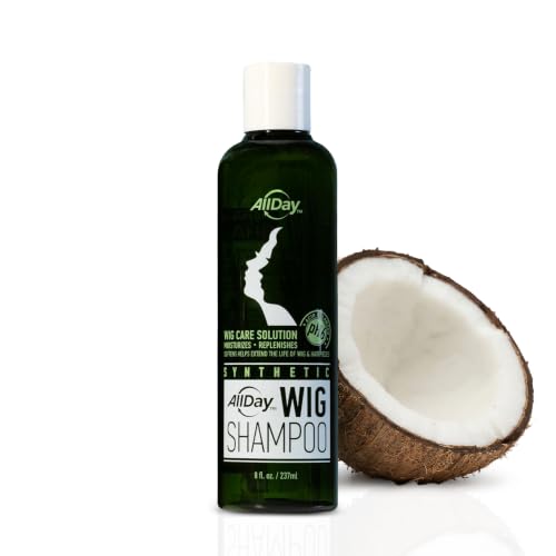 AllDay Locks Synthetic Wig Shampoo, Condition, Detangle & Add Shine, 8 Oz