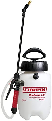 Chapin International 26031XP Chapin ProSeries Poly Sprayer for Fertilizer, Herbicides and Pesticides, 3-Ga, 20 inches, Translucent White
