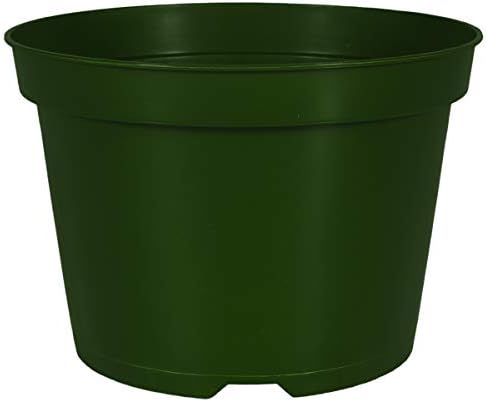 Akro-Mils AZE10001B71 Round Grower Pot, Green, 10-Inch