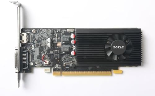 ZOTAC GeForce GT 1030 2GB GDDR5 64-bit PCIe 3.0 DirectX 12 HDCP Ready Low Profile Video Card ZT-P10300A-10L
