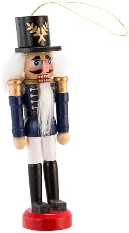 Kurt Adler Wooden Nutcracker Ornament Set, 5-inch Height, Multicolor, Wood