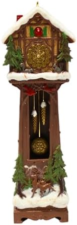 Hallmark QXC5077 Santa's Grandfather Clock 2014 Keepsake Club Ornament