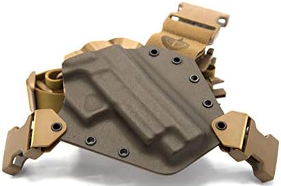 Kenai Chest Holster for a SIG P226/MK25, Right Hand, Mas/Grey-Coyote Tan