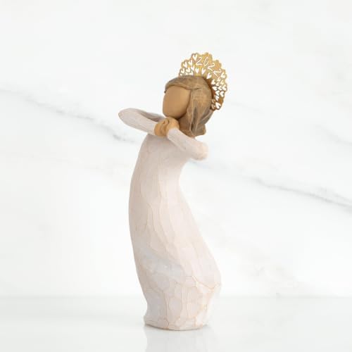 Willow Tree Lavender Grace, Sculpted Hand-Painted Figure | Cast from a Susan Lordi Original Carving, Thoughtful Keepsake Gift for Loved Ones, Celebrations and Moments of Comfort