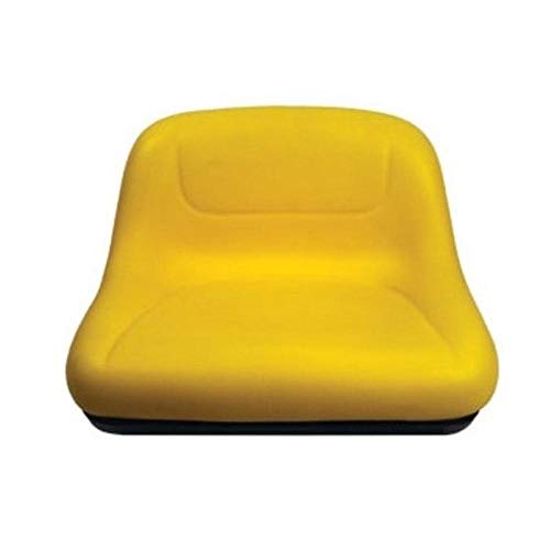GY20495 Yellow Mid Back Lawn Tractor Seat Fits John Deere L100 L110 LA100