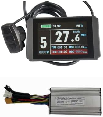 KT-LCD8H Color Display,36V/48V 17A Brushless DC Motor Controller Ebike Controller, 350W Ebike Kit