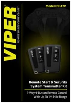 Viper D9147V 1-Way 4-Button Remote Start & Security System Transmitter Kit