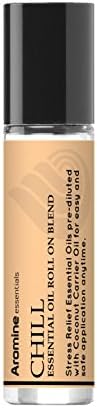Peppermint Essential Oil Roll On, Pre-Diluted 10ml (Pack of 2). Premium Quality, Therapeutic Grade Topical Ready Aromatherapy Oil