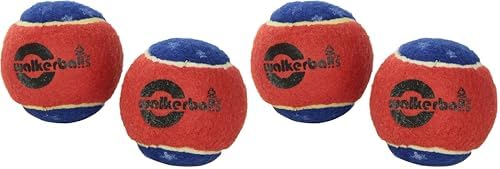 DMI Walkerballs Precut Walker Tennis Ball Glides, Fit Most Walkers, 1 Pair