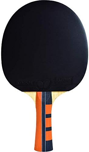 Butterfly Lin Yun-Ju Shakehand Ping Pong Paddle - Lightweight & Offers A High Degree of Control for Developing Table Tennis Players - Recommended