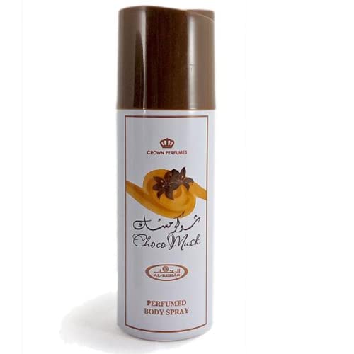 AL REHAB Choco Musk Arabian Perfumes For Women - Body Spray 200 ML - Experience A Captivating & Long Lasting Perfume - Indulge In An Unforgettable