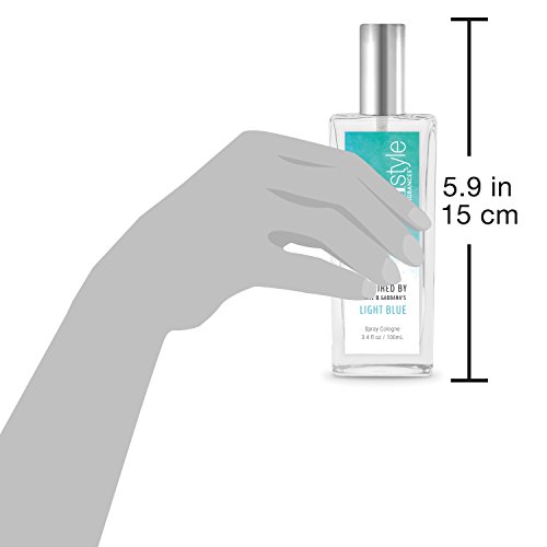 InStyle Fragrances, Inspired by D&G’s Ligh.t Blue, Women’s Eau de Toilette, Clean, Vegan, Paraben-Free, Phthalate-Free, Never Tested on Animals