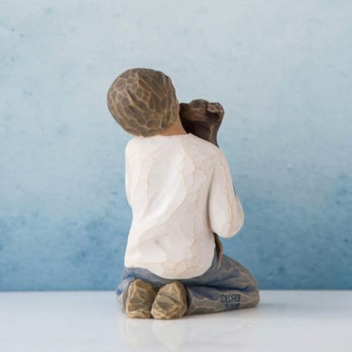 Willow Tree Kindness (boy, darker skin tone & hair color), sculpted hand-painted figure