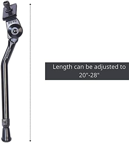 N+1 Aluminum Alloy Center Mount Kickstand | For 20"-28" Mountain, Road, BMX, MTB & Kids' Bikes