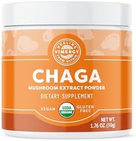 Vimergy Chaga Capsules – Superfood Cellular Support* – Cardiovascular Health Benefits* – Kosher, Vegan, Gluten-Free – 90 Capsules | Superfood Adaptogen*, Immunity for cell tissues*, Polyphenols for Antioxidant protection*, Vegan and Kosher
