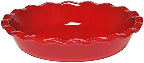 Emile Henry Made In France 9 Inch Pie Dish, White