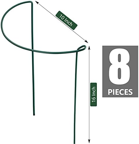 FEED GARDEN Peony Cages and Supports, 6 Pack Plant Support Stakes for Outdoor & Indoor Plants