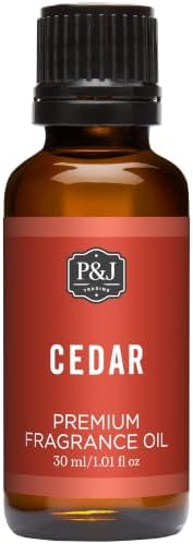 P&J Trading Fragrance Oil | Cedar Oil 30ml - Candle Scents for Candle Making, Freshie Scents, Soap Making Supplies, Diffuser Oil Scents