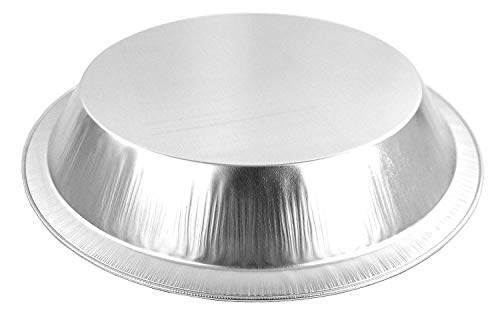 Handi-Foil Disposable Smooth-Wall Aluminum Pie Pans Plate Tin - 9" Aluminum Baking Pan for Baking, Storing - Perfect for Home, Restaurants, 50 Count