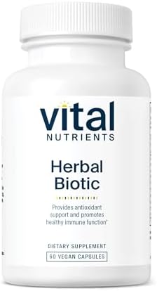 Vital Nutrients Herbal Biotic - Herbal Immune Support Supplement - Antioxidant Support Promotes Healthy Immune System - Gluten, Dairy, Soy Free - Non-GMO - 60 Capsules