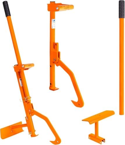 Hauler - 21” Cant Hook Log Roller and Carrier | Orange Powder-Coated Log Hauler Hand Tool for Firewood Harvesting, Brush or Tree Removal. (Patented, Made in USA, With A Warranty)