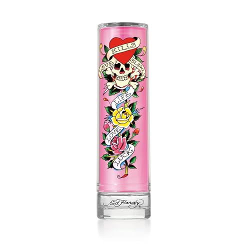 ED HARDY Eau de Parfum for Women, 1 fl oz | Women's eau de parfum. Perfume with warm amber notes and a long-lasting scent.