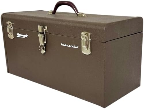 Homak 32-Inch Industrial Steel Toolbox, Brown Wrinkle Powder Coat, BW00200320
