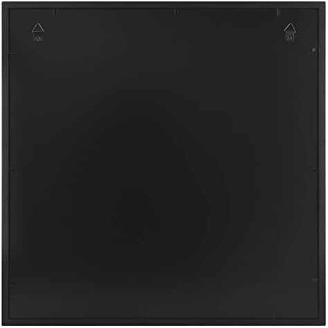 MCS East Village Picture Frame, 18x18 Matted to 12x12, Black, 2-Pack