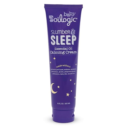Oilogic Slumber & Sleep Essential Oil Baby Lotion - Baby Care Products | Gentle Calming Cream for Smooth