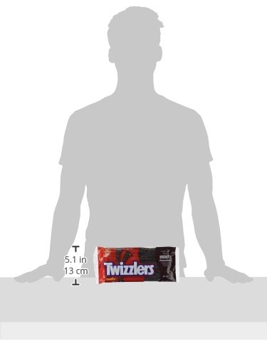 TWIZZLERS Twists, Chocolate Flavor (12-Ounce Bag) | Chocolate flavored TWIZZLERS Twists in a resealable bag for candy bowls, parties and movie nights.