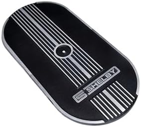 Scott Drake S7MS-9600-CS Oval Air Cleaner Black Finned Aluminum CS Shelby Logo