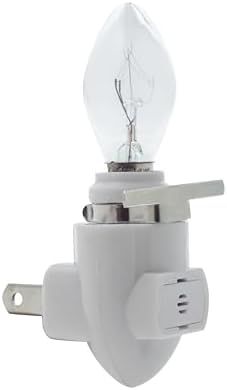 Creative Hobbies Auto On Sensor Plug in Night Light Module Includes 4 Bulbs and 4 Metal Clips, Great for Making Your Own Decorative Night Lights
