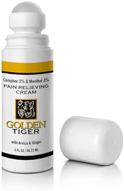 Golden Tiger Natural Pain Relief Cream 3oz Roll-on