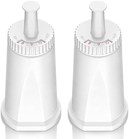 2 Pack of Replacement Water Filter for Breville Claro Swiss Espresso Coffee Machine - Compare to Part #BES008WHT0NUC1