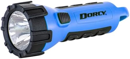 Dorcy 55 Lumen Floating Water Resistant LED Flashlight with Carabineer Clip, Purple (41-2508)