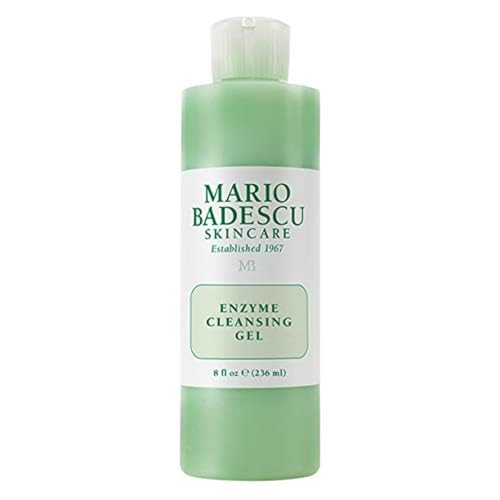 Mario Badescu Enzyme Cleansing Gel Face Wash, Oil-Free Facial Cleanser with Papaya Enzyme & Grapefruit Extract, Exfoliating Skin Care for All Skin Types, Removes Excess Oil & Impurities