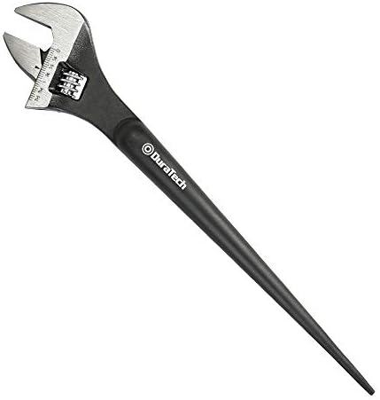 DURATECH 8-Inch Adjustable Construction Spud Wrench