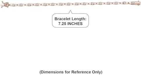 California Black Jade 14.35 ctw Classic Link Bracelet Platinum Plated 7.25" | Birthday, Gifts