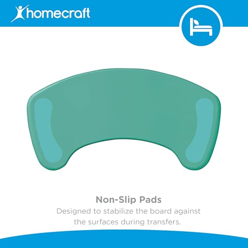 Days Curved Transfer Board with Handles, 27-5/8" 336 lbs. Capacity